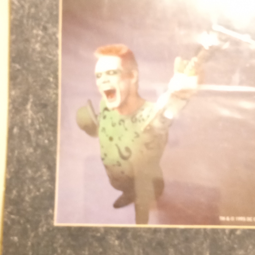 Ritler Batman movie cardboard poster,1995